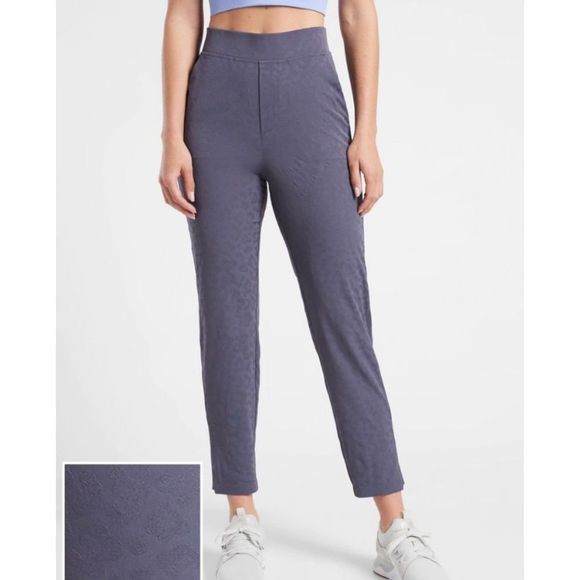 Athleta Pants - Athleta Brooklyn Textured Ankle Pant Size 20